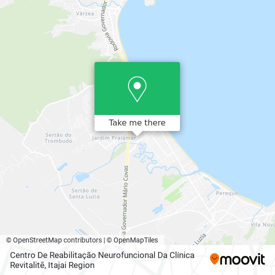 Mapa Centro De Reabilitação Neurofuncional Da Clínica Revitalitē