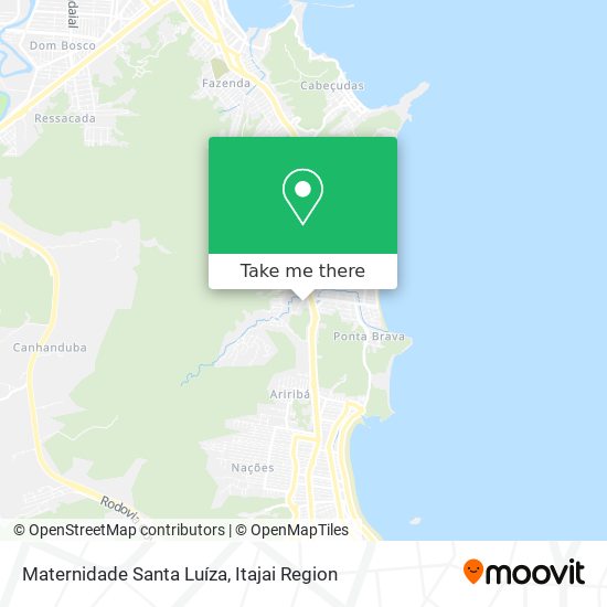 Maternidade Santa Luíza map