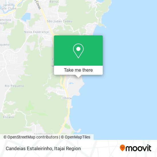 Candeias Estaleirinho map