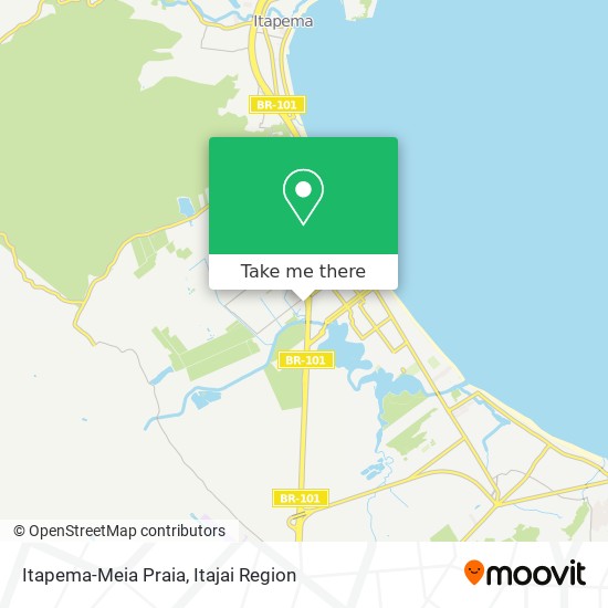 Mapa Itapema-Meia Praia
