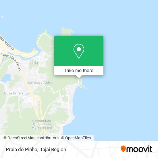 Praia do Pinho map