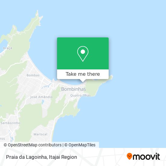 Praia da Lagoinha map