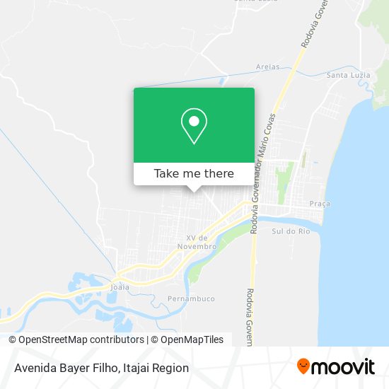 Avenida Bayer Filho map