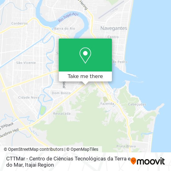 CTTMar - Centro de Ciências Tecnológicas da Terra e do Mar map