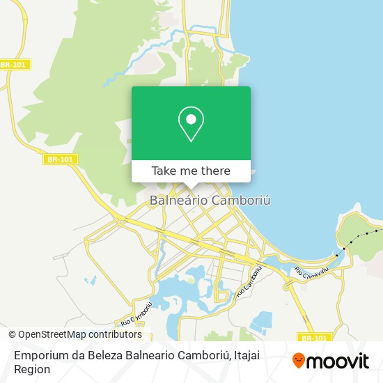 Mapa Emporium da Beleza Balneario Camboriú