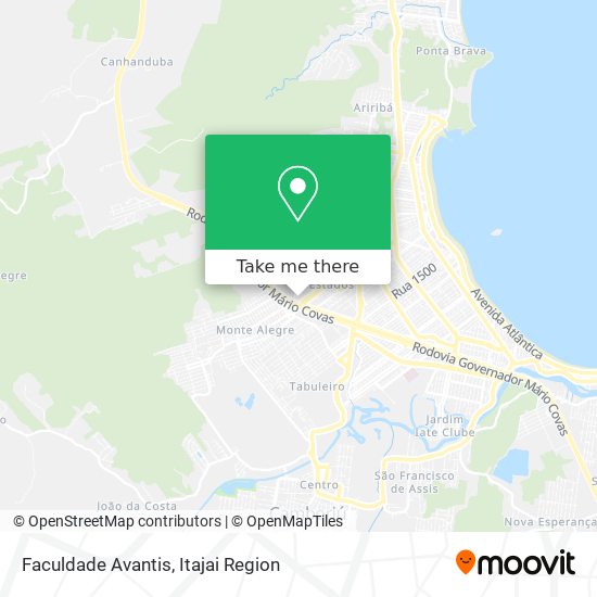 Mapa Faculdade Avantis