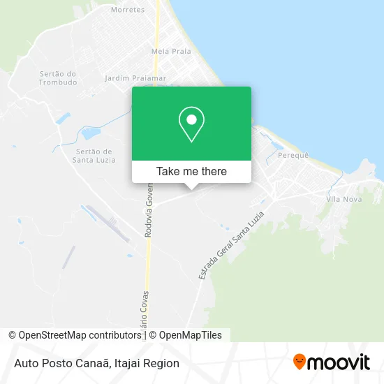 Auto Posto Canaã map