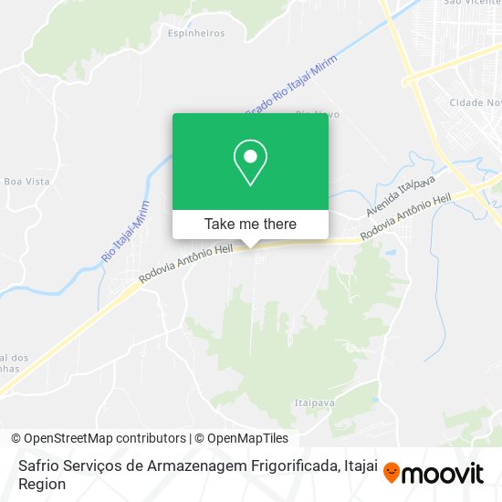 Safrio Serviços de Armazenagem Frigorificada map