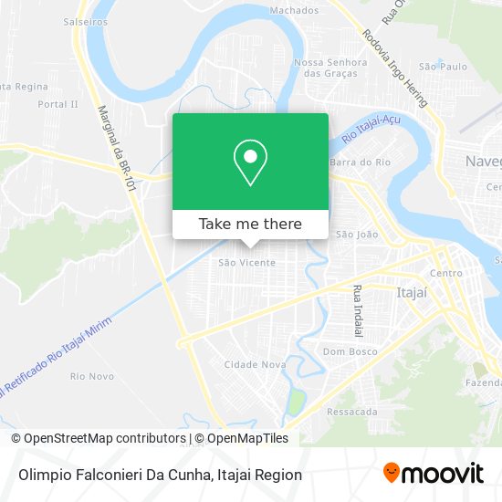 Olimpio Falconieri Da Cunha map