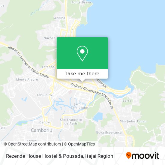 Rezende House Hostel & Pousada map