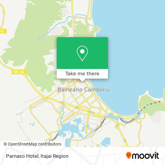 Parnaso Hotel map