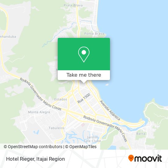 Hotel Rieger map