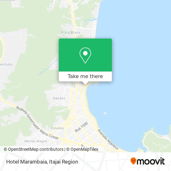 Hotel Marambaia map