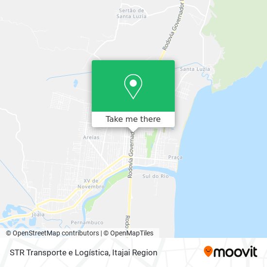 STR Transporte e Logística map