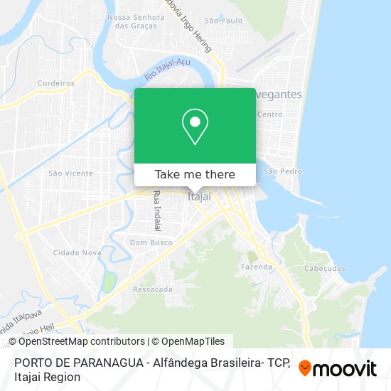 PORTO DE PARANAGUA - Alfândega Brasileira- TCP map