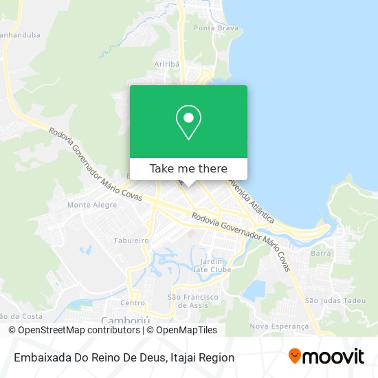 Embaixada Do Reino De Deus map