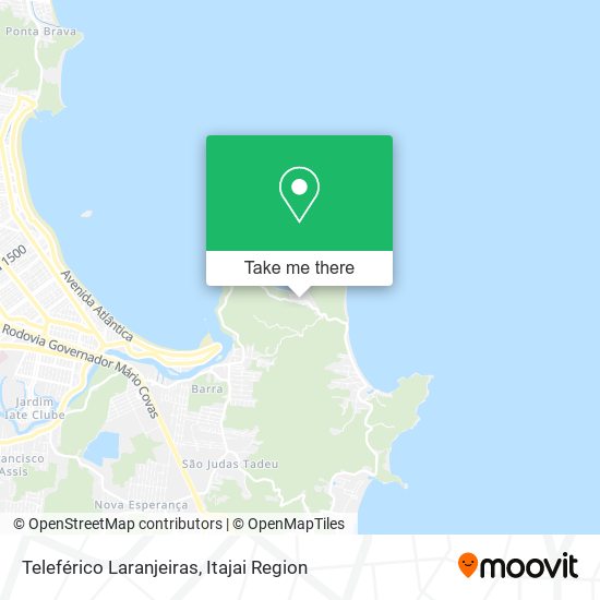 Teleférico Laranjeiras map
