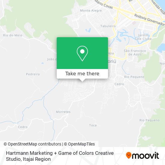 Hartmann Marketing + Game of Colors Creative Studio map