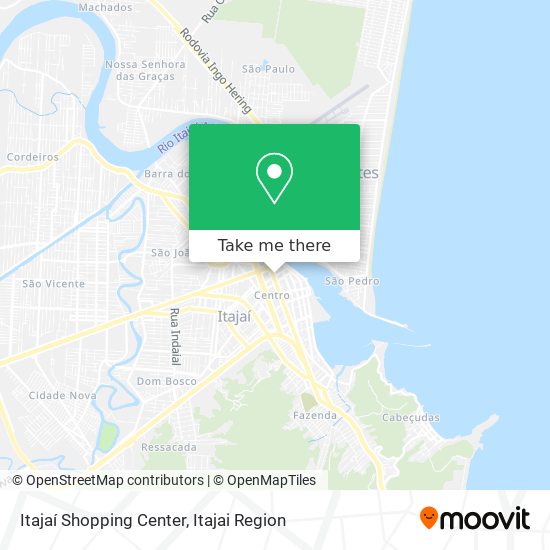 Itajaí Shopping Center map