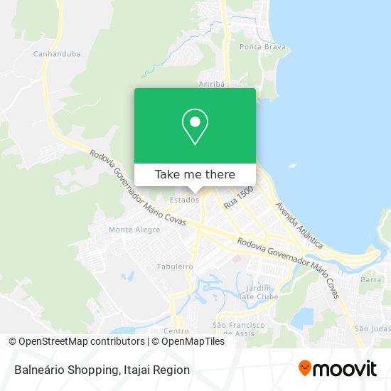 Balneário Shopping map