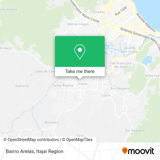 Bairro Areias map
