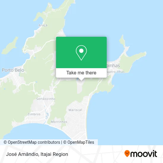 José Amândio map