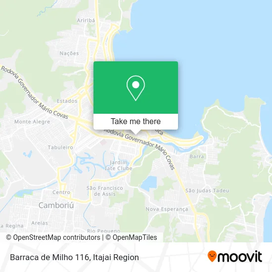 Barraca de Milho 116 map