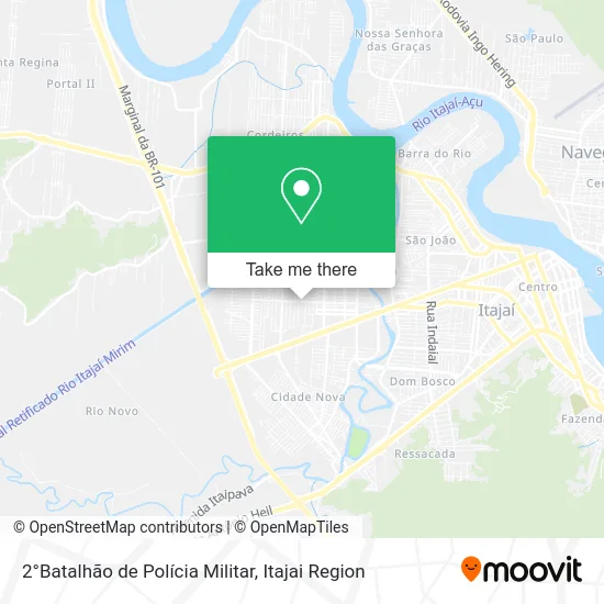 2°Batalhão de Polícia Militar map