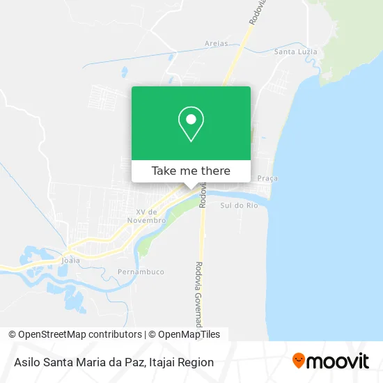 Asilo Santa Maria da Paz map