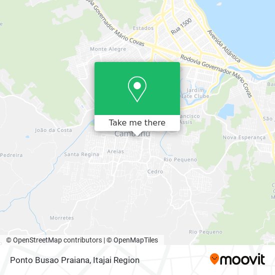 Ponto Busao Praiana map
