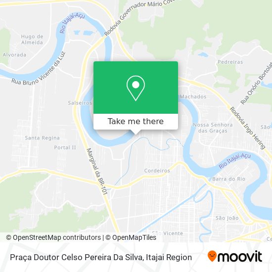 Mapa Praça Doutor Celso Pereira Da Silva