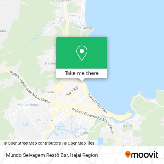 Mundo Selvagem Restô Bar map