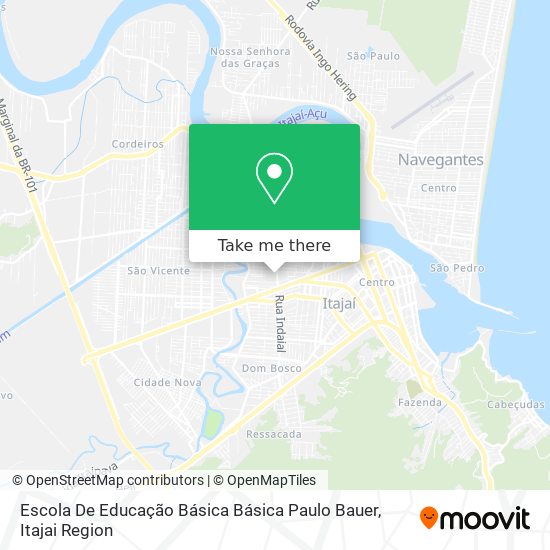 Escola De Educação Básica Básica Paulo Bauer map