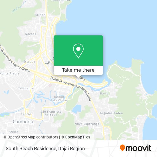 South Beach Residence map