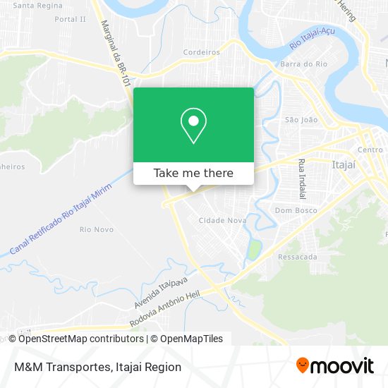 M&M Transportes map