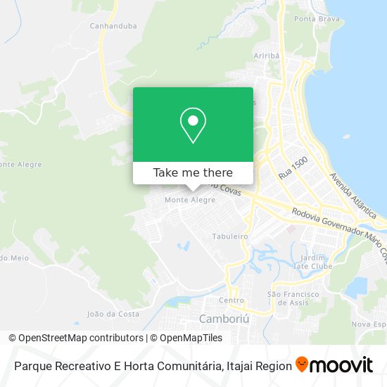 Parque Recreativo E Horta Comunitária map