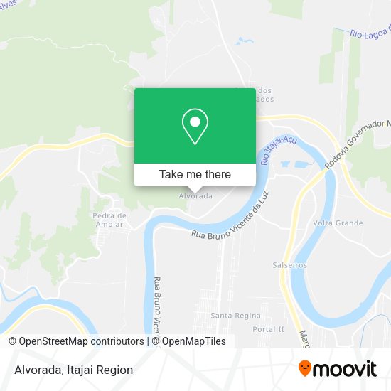Alvorada map