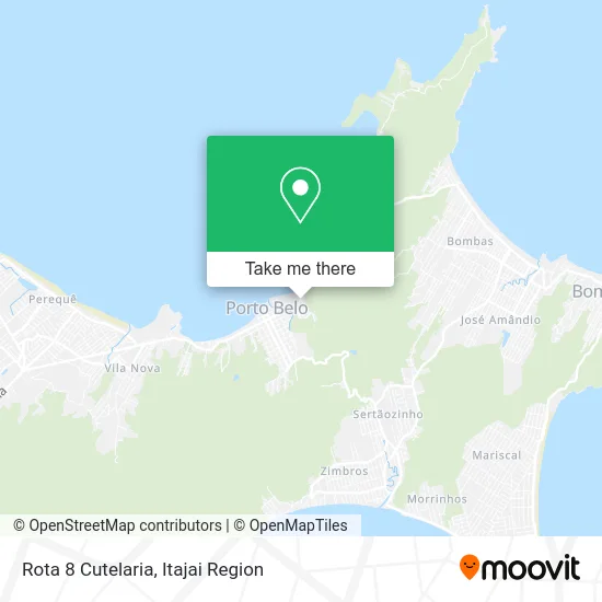 Rota 8 Cutelaria map