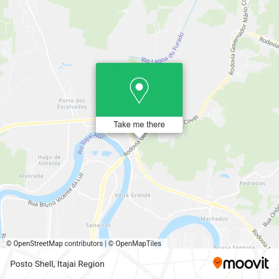 Posto Shell map