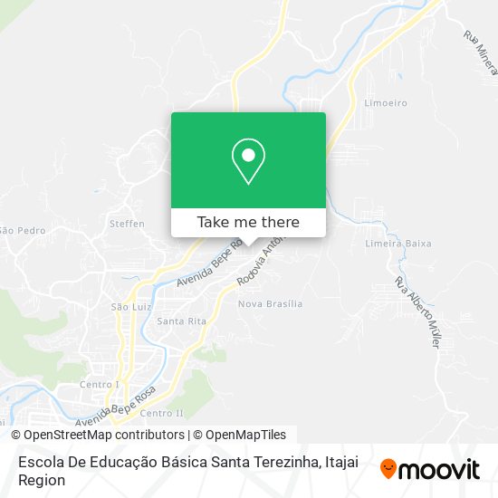 Mapa Escola De Educação Básica Santa Terezinha