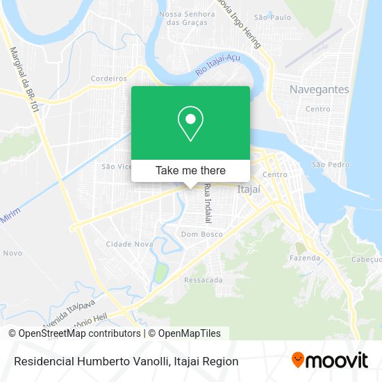 Residencial Humberto Vanolli map