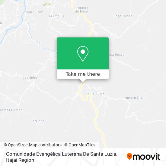 Comunidade Evangélica Luterana De Santa Luzia map