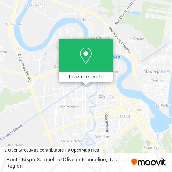 Ponte Bispo Samuel De Oliveira Francelino map