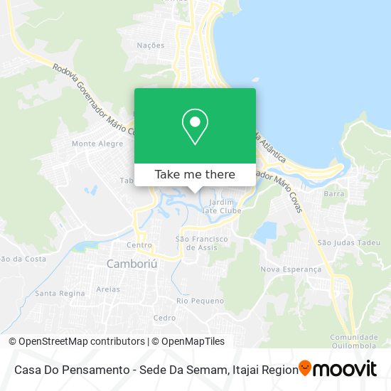 Casa Do Pensamento - Sede Da Semam map
