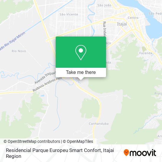 Residencial Parque Europeu Smart Confort map
