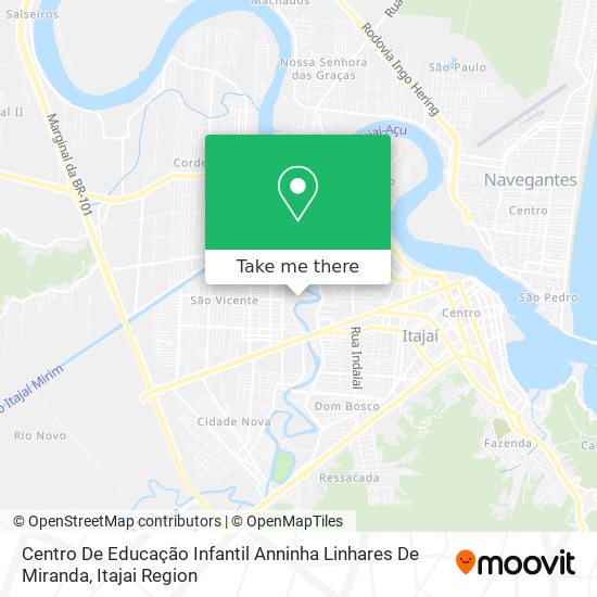 Centro De Educação Infantil Anninha Linhares De Miranda map