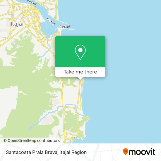 Santacosta Praia Brava map