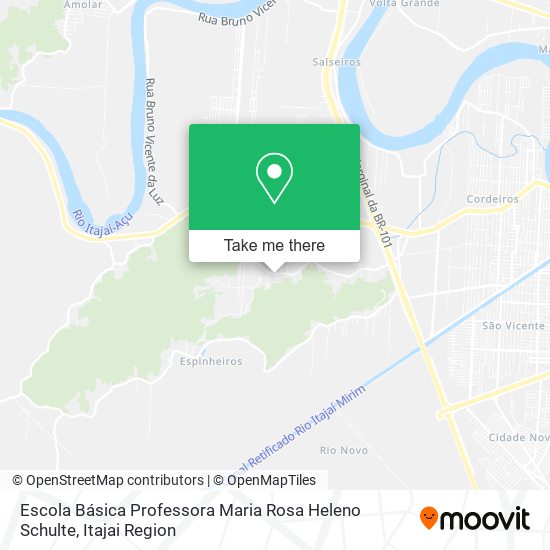 Escola Básica Professora Maria Rosa Heleno Schulte map