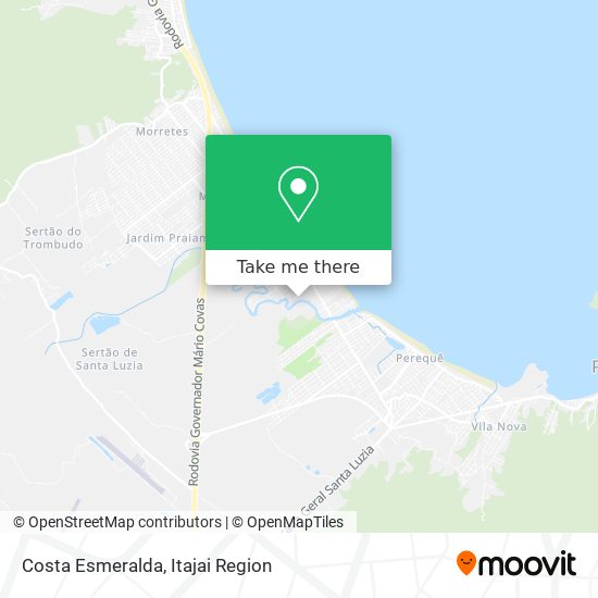 Costa Esmeralda map