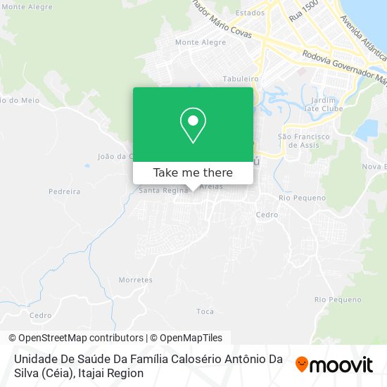 Unidade De Saúde Da Família Calosério Antônio Da Silva (Céia) map
